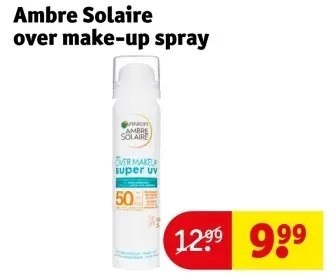 Promotie: Ambre Solaire over make-up spray