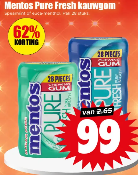 Aanbieding: Pure Fresh kauwgom