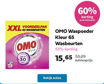 Aanbieding: OMO Waspoeder Kleur