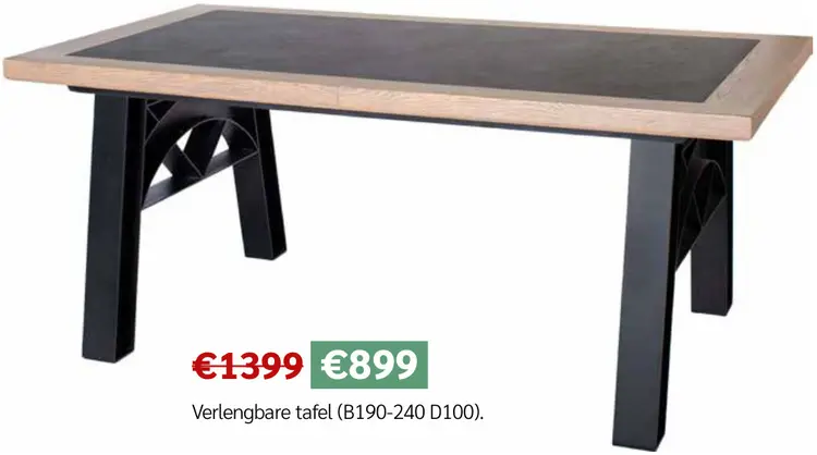 Promotie: Verlengbare tafel