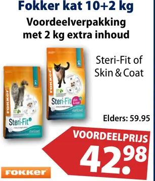 Aanbieding: Fokker kat