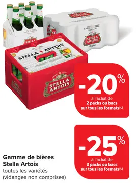 Offre: Gamme de bières