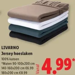 Aanbieding: Jersey hoeslaken