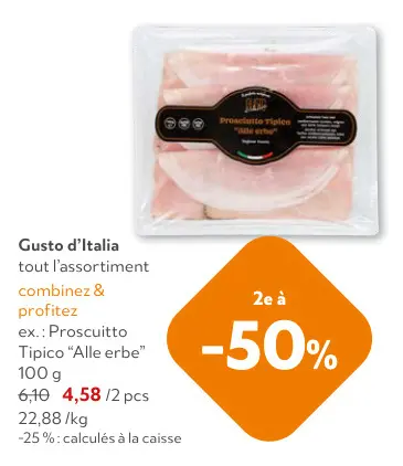 Offre: Prosciutto Tipico "Alle erbe"