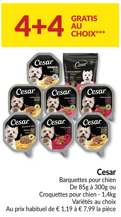 Offre: Barquettes pour chien ou Croquettes pour chien