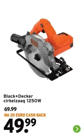 Aanbieding: cirkelzaag 1250W
