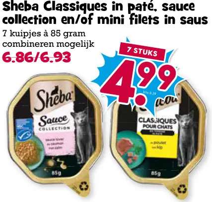 Aanbieding: Classiques in paté, sauce collection en/of mini filets in saus