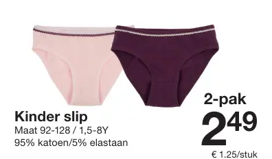 Aanbieding: Kinder slip