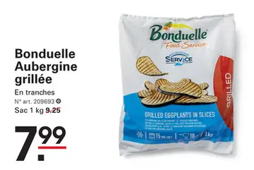 Offre: Bonduelle Aubergine grillée