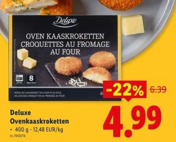 Promotie: Ovenkaaskroketten
