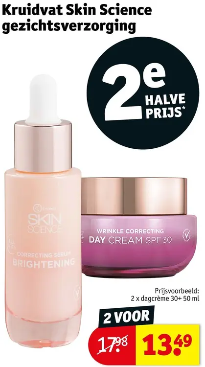 Promotie: Skin Science gezichtsverzorging