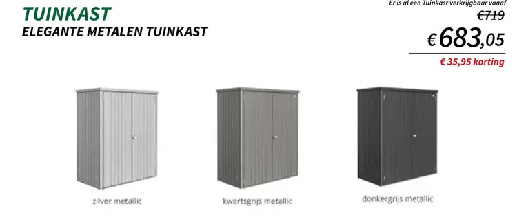 Promotie: Tuinkast