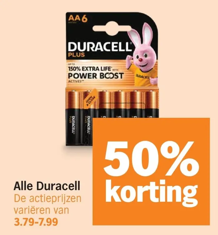 Aanbieding: Alle Duracell