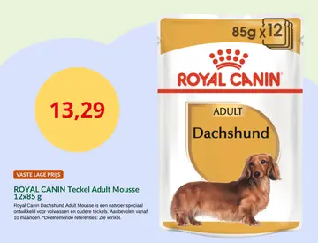 Aanbieding: ROYAL CANIN Teckel Adult Mousse