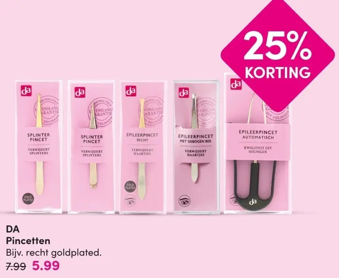 Aanbieding: Pincetten