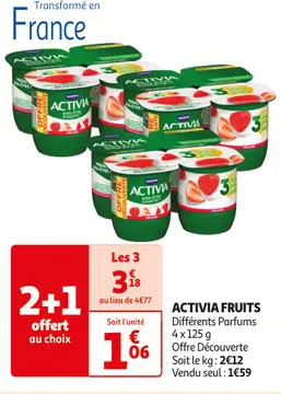 Aanbieding: ACTIVIA FRUITS
