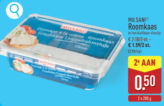 Promotie: Roomkaas