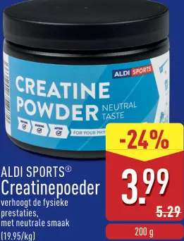 Promotie: Aldi Sports Creatinepoeder