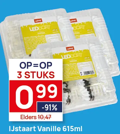 Aanbieding: IJstaart Vanille