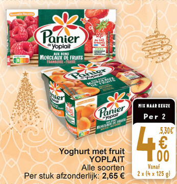 Aanbieding: Yoghurt met fruit YOPLAIT Alle soorten