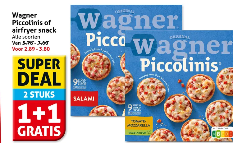 Aanbieding: Piccolinis of airfryer snack