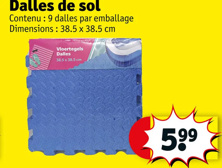 Offre: Dalles de sol
