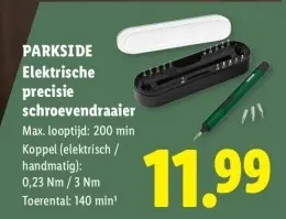 Aanbieding: Elektrische precisie schroevendraaier