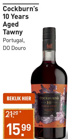Aanbieding: Cockburn's 10 Years Aged Tawny 75CL