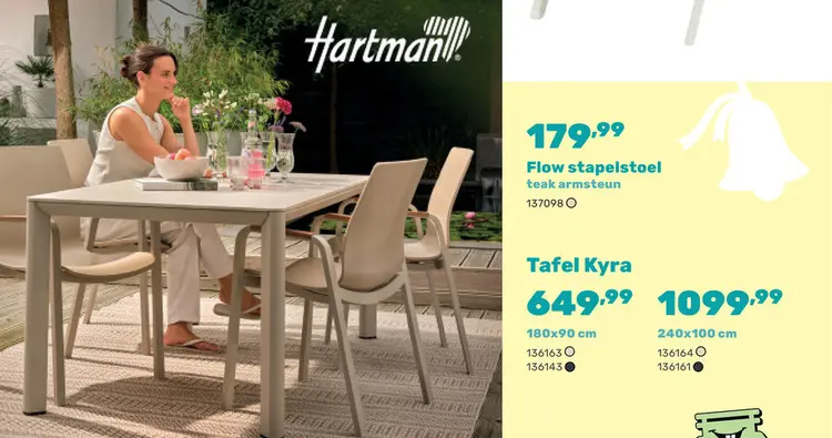 Promotie: Flow stapelstoel