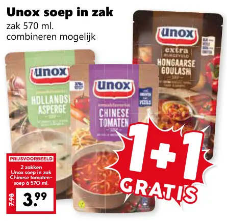 Aanbieding: Soep in zak
