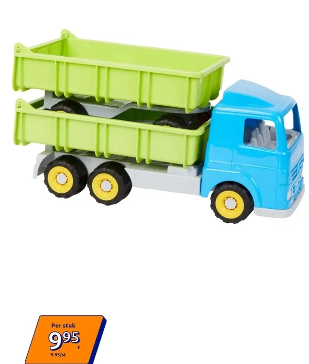 Promotie: Speelgoed vrachtwagen