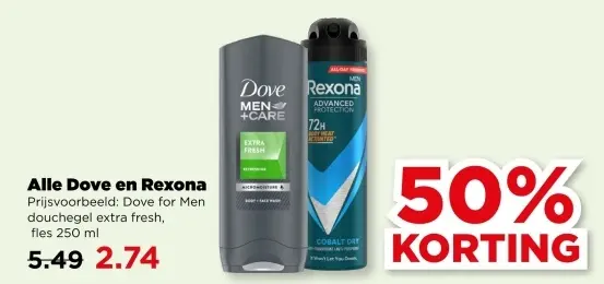 Aanbieding: Dove en Rexona
