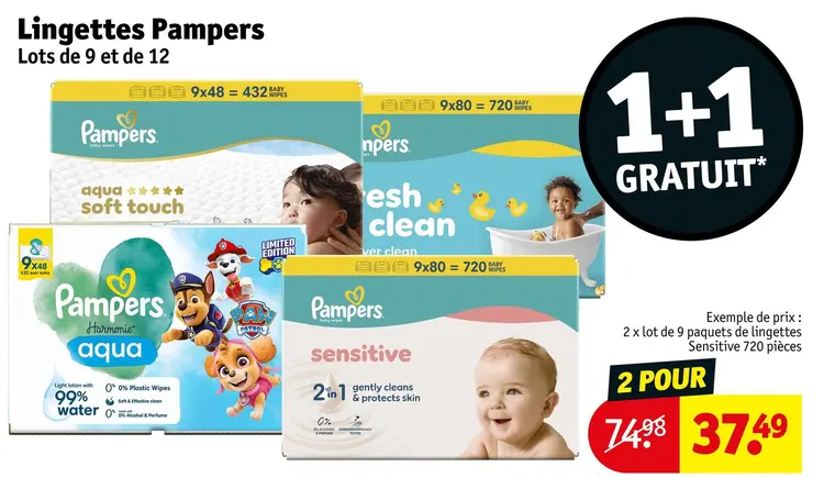 Offre: Lingettes