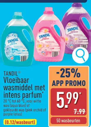Promotie: Vloeibaar wasmiddel met intens parfum