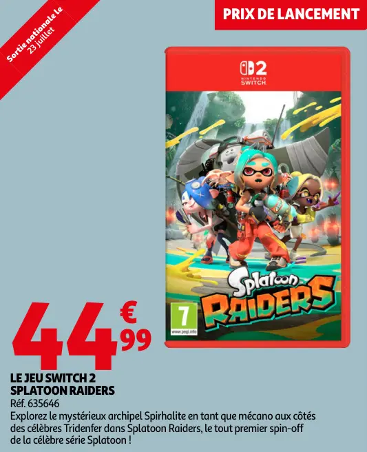 Promotie: Le jeu Switch 2 Splatoon Raiders