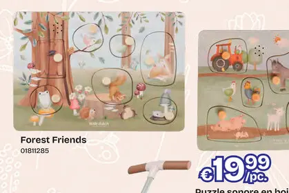 Offre: Puzzle sonore Bois Forest Friends