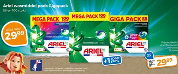 Aanbieding: Ariel wasmiddel pods Gigapack