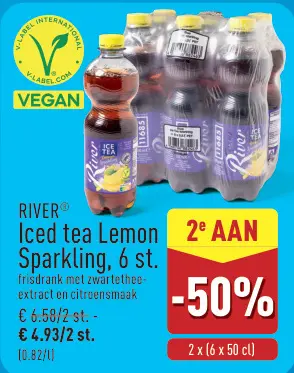 Promotie: Iced tea Lemon Sparkling