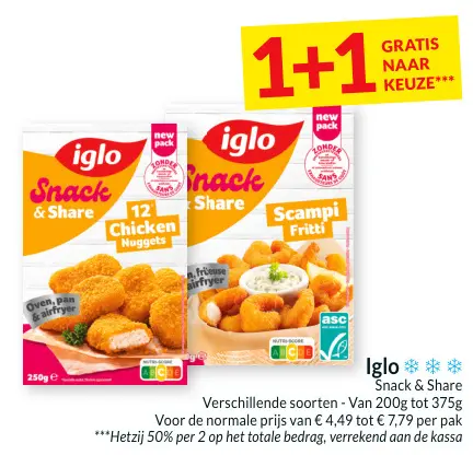 Promotie: Snack & Share