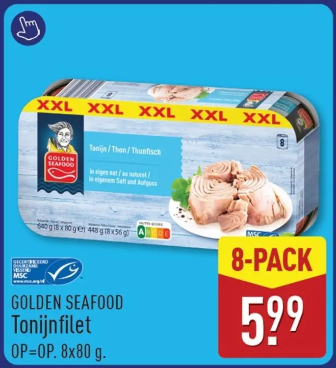 Aanbieding: Golden Seafood Tonijnfilet