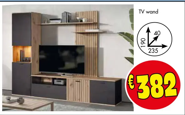 Promotie: TV wand