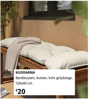 Aanbieding: KUDDARNA Bankkussen
