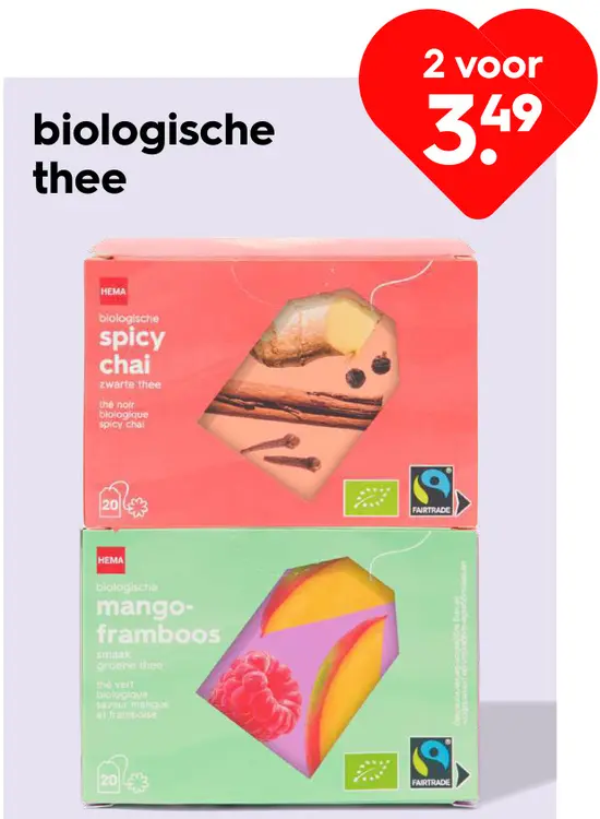 Promotie: Biologische thee