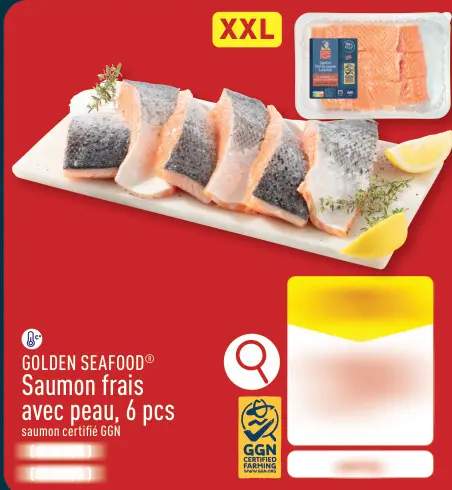 Offre: Saumon frais avec peau