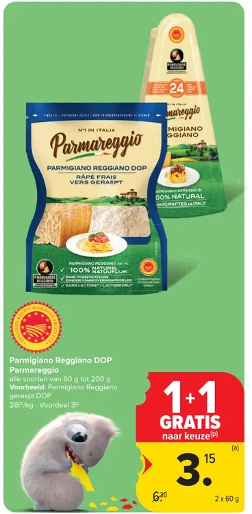 Promotie: Parmareggio Parmigiano Reggiano DOP