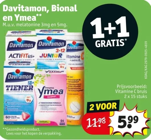 Aanbieding: Davitamon, Bional en Ymea