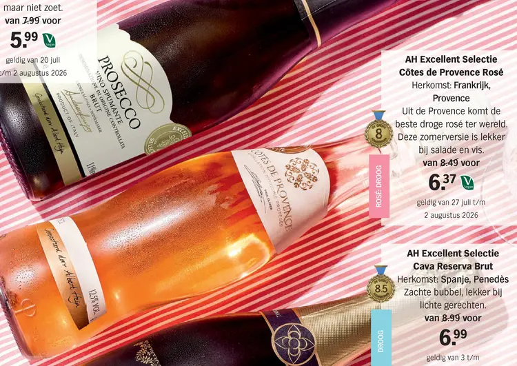 Aanbieding: AH Excellent Selectie Côtes de Provence Rosé