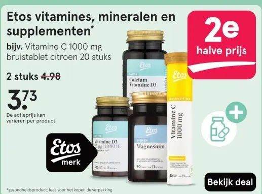 Aanbieding: Vitamines, mineralen en supplementen