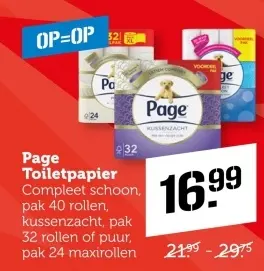 Aanbieding: Page Toiletpapier