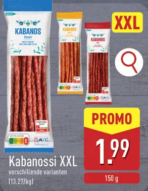 Promotie: Kabanossi XXL